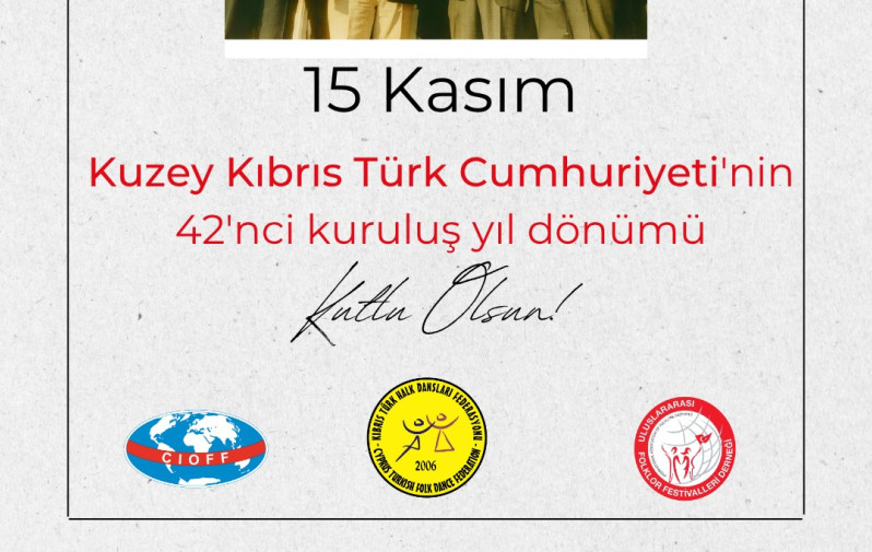 Kuzey Kıbrıs Türk Cumhuriyeti'nin (KKTC) 42'nci kuruluş yıl dönümü